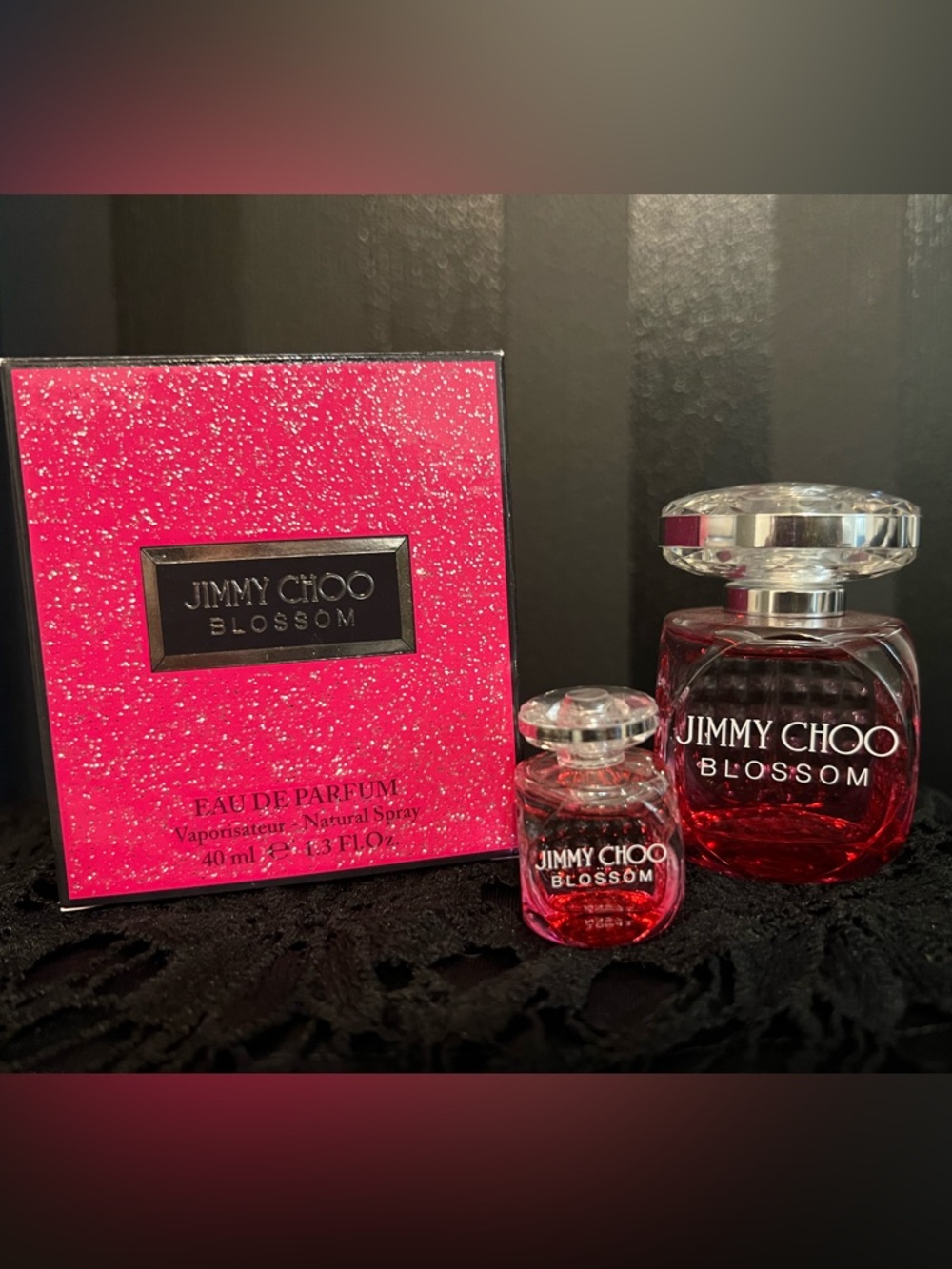 Jimmy Choo Blossom Pink Mini & Full-Size Perfume Set